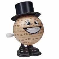 Passover Chattering Matzah Ball Wind Up Toy 2.5"