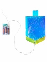 Additional picture of Chanukah Light Up Dreidel Decoration Battery Operated