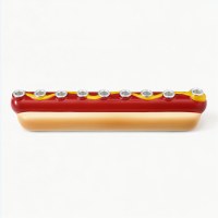 Additional picture of Candle Menorah Hand Painted Ceramic Hot Dog Design