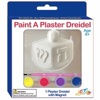 Paint a Plaster Dreidel Design