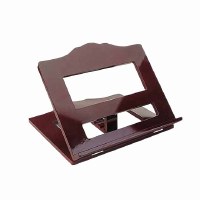 Wood Tabletop Shtender Adjustable Dark Brown