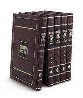 Machzor Eis Ratzon 5 Volume Slipcased Set Sky Design Large Size Brown Ashkenaz [Hardcover]