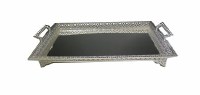 Serving Tray with Handles Silver Plated 20" x 14"