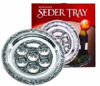 Silver Plated Seder Plate 12 Inches
