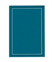 Mincha Maariv Custom Embossment Laminated Turquoise Cover Silver Border Ashkenaz