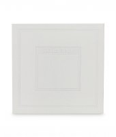Faux Leather Square Shanah Tovah Simanim Booklet Hadar Style Hebrew Edut Mizrach White 5" [Softcover]