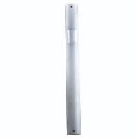 Aluminum Mezuzah Case Silver Design 12cm