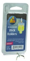 Medium Aluminum Wick Holders - 44 Pack