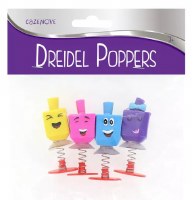 Dreidel Poppers 4 Pack