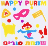 Purim Window Gel Assorted Designs
