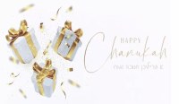 Chanukah Gift Wallet Card Present Design 5 Pack