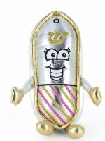 Plush Mezuzah Toy Silver 12.5"