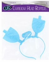 Chanukah LED Head Boppers Dreidel Design Assorted Colors Single Piece