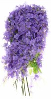 Floral Hanging Sukkah Decoration Purple