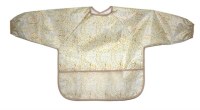 Polyester Passover Baby Bib with Sleeves Matza Design Size Medium