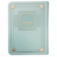 Tehillim Eis Ratzon Flexible Faux Leather Corner Design Small Size Mint