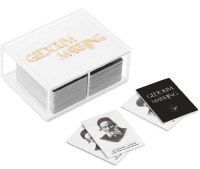 Lucite Gedolim Matching Game Case with 52 Cards