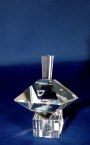 Crystal Dreidel Double Pyramid Design with Stand