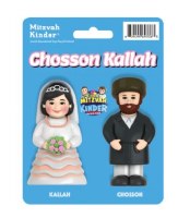 Mitzvah Kinder Chosson Kallah Chassidish 2 Piece Play Set
