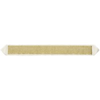 Atara Set with Stones Rectangle Shaped Lines Design Gold 3.5" x 36"