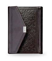 Tehillim and Techinos Brown Hardcover with Magnet Closure