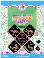 Sticker Stacker Craft Set Sukkos Theme Style 2 Rabbi Yehuda Says