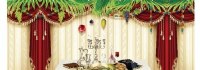 Fabric Mural Basukkot Teshvu Wall Hanging Sukkah Decoration 10' x 4' 7"