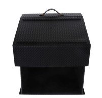 Additional picture of Faux Leather Shtender Portable Adjustable Case Black 14.75" x 15"