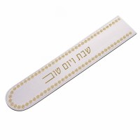 Faux Leather Knife Blade Cover Inspired Design Gold 10.75"
