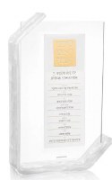 Lucite Tabletop Simanim Block Pearlstone Gold 9" x 6"