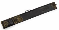 Faux Leather Lulav and Esrog Holder Lace Design Black Gold 52"