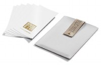 Faux Leather Pouch Includes Tehillim Mechulak 30 Books White Gold [Paperback]