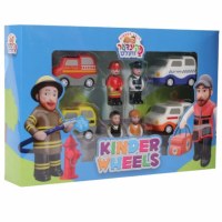 Additional picture of Kindervelt Kinder Wheels Motorcade 8 Piece Set