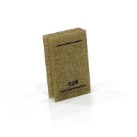 Match Box Cover Lucite Gold Sparkle Design