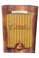 Chanukah Candles Hand Made Beeswax 45 Count