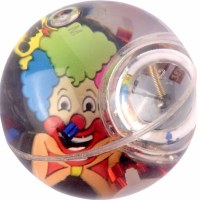 Additional picture of Purim Light Up Bouncing Ball 2.25" Assorted Designs Single Piece