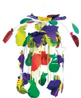 Med 21" Lantern Hanging Fruits Sukkah Decoration #61