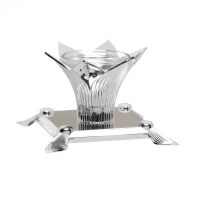 Silverplated Salt Holder Dish Lily Design