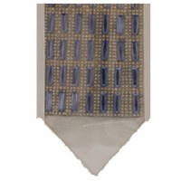 Atara Set with Stones Rectangle Rows Over Dots Design 3.5" x 36"