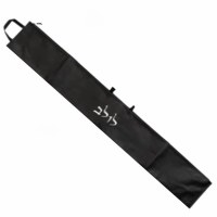Faux Leather Foldable Lulav Holder Silver Accent Black 54"
