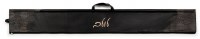 Faux Leather Lulav Case Holder Hexagon Dot Border Design with Brachos Card Black 52"