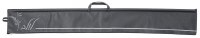 Faux Leather Lulav Case Holder Embroidered Design with Brachos Card Navy 52"