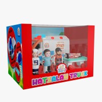 Kinder Velt Hatzalah Truck 6 Piece Set
