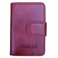 Music Q5 MP3 Player Leather Case Red