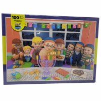 Mitzvah Kinder Chanukah Puzzle 100 Pieces