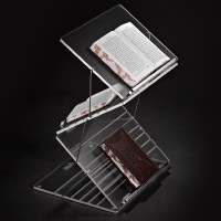 Shalsheles LuciteTabletop Shtender Book Stand Adjustable 3 Layer