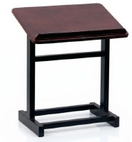 Wooden Tabletop Shtender Bookstand Metal Legs Black 16.5"