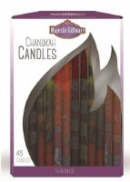 Chanukah Candles Autumn Colors Executive Collection 45 Count 6"