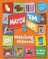 Additional picture of Match 'Em Up! Volume 2 Matching Mitzvos [Board Book]