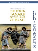 The Koren Tanakh of the Land of Israel Devarim [Hardcover]
